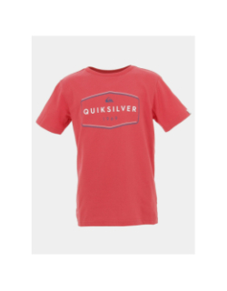 T-shirt flaxton rouge garçon - Quiksilver