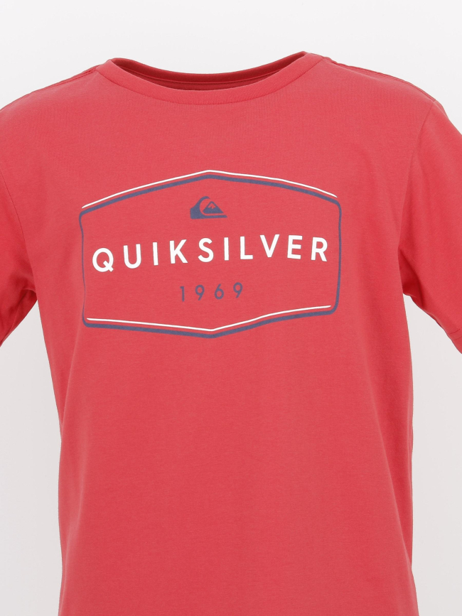 T-shirt flaxton rouge garçon - Quiksilver
