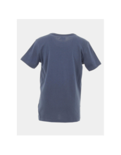 T-shirt smoke signal flaxton bleu marine garçon - Quiksilver