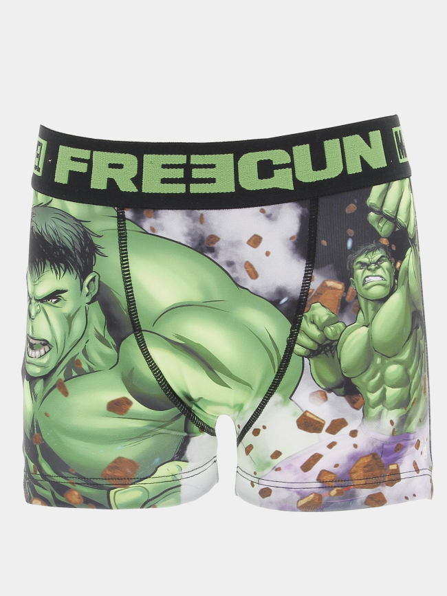 Boxer hulk vert garçon - Freegun