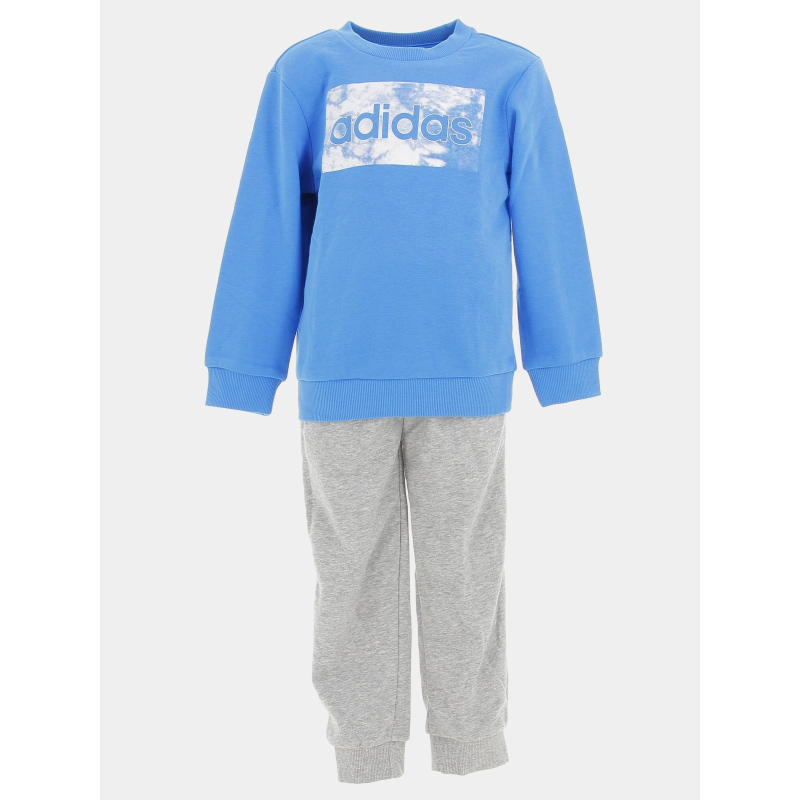 Survêtement sweat jogging bleu enfant - Adidas