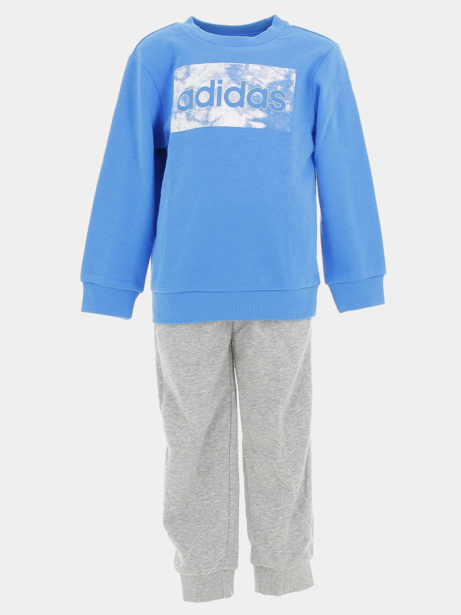 Survêtement sweat jogging bleu enfant - Adidas