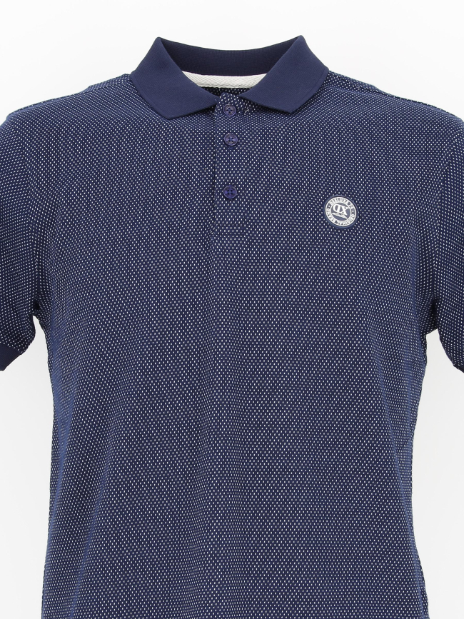 Polo baky indigo bleu homme - Deeluxe