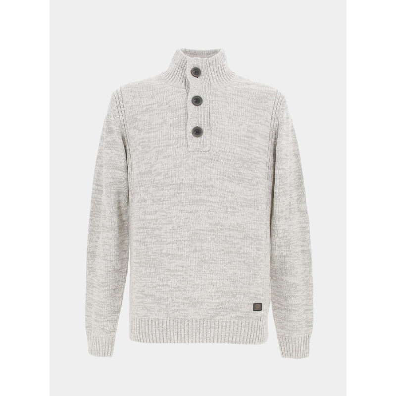Pull col montant collar gris homme - Petrol Industries