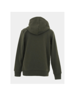 Sweat à capuche lock kaki garçon - Jack & Jones