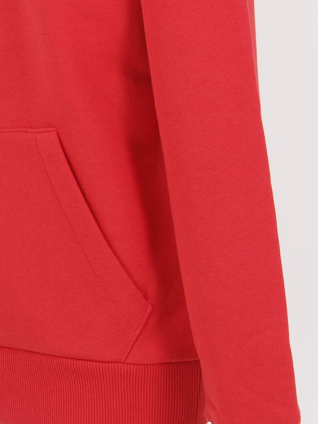 Sweat à capuche lock rouge garçon - Jack & Jones