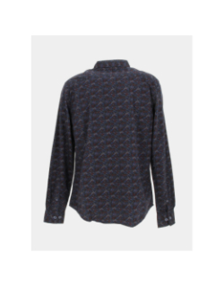 Chemise fleurs bleu homme - Rms 26