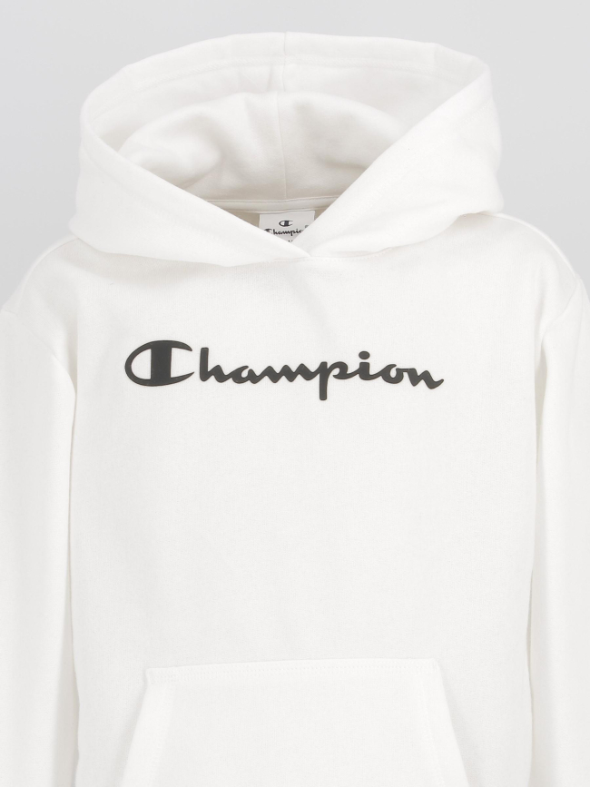Sweat à capuche hooded blanc enfant - Champion