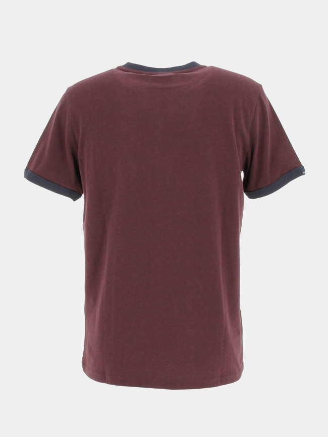 T-shirt vintage ringer bordeaux homme - Superdry