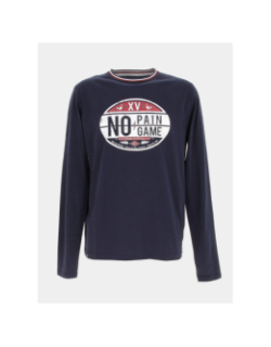 T-shirt wordlcup bleu marine homme - Union BLack