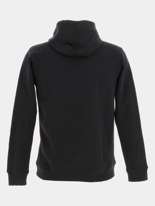 Sweat à capuche mike noir garçon - Kaporal