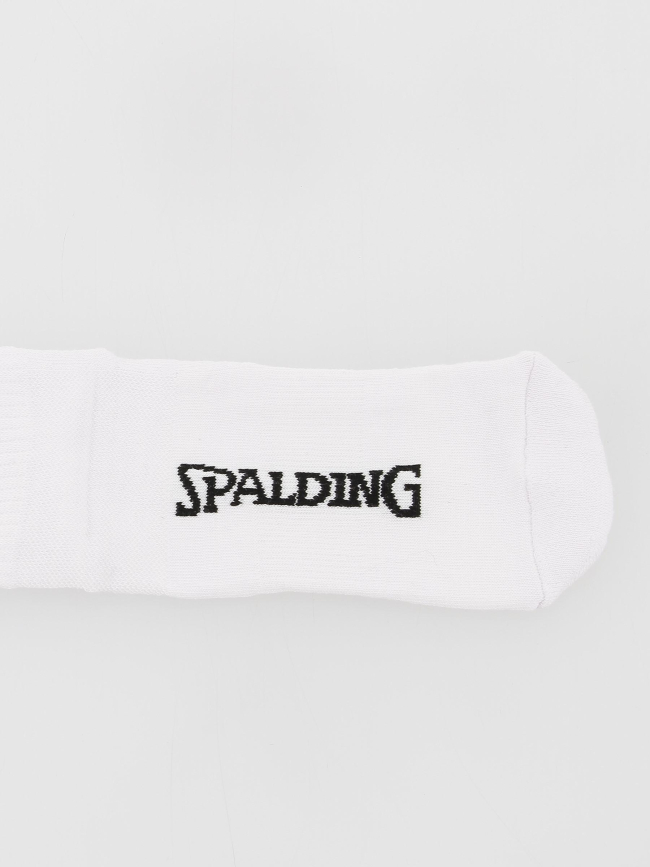 Pack 2 paires de chaussettes sport blanc - Spalding