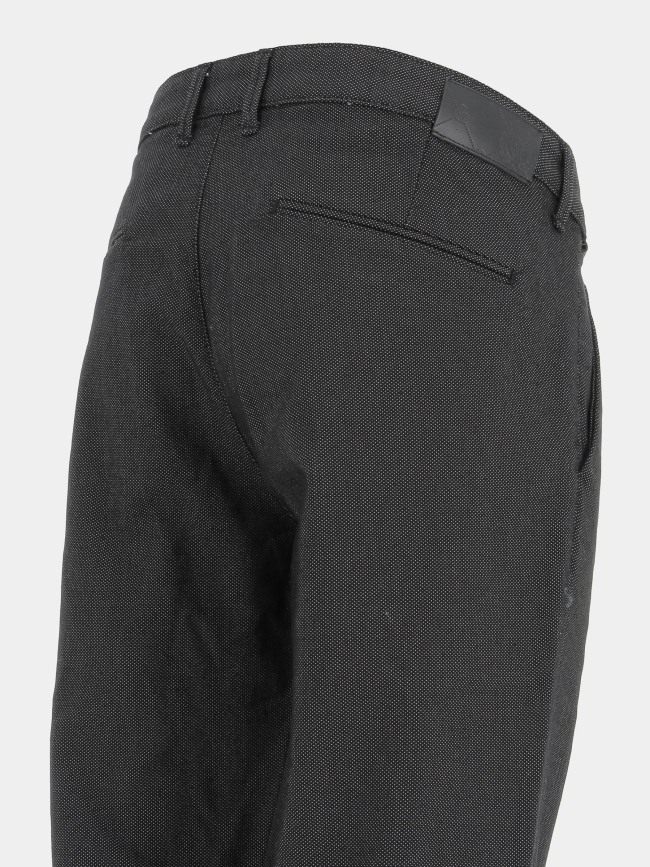 Pantalon chino verebi imprimé noir homme - Izac