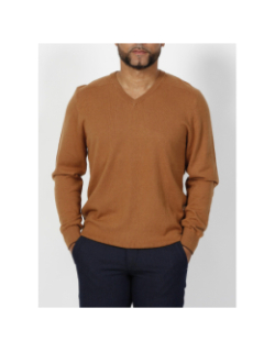 Pull brent camel homme - Izac
