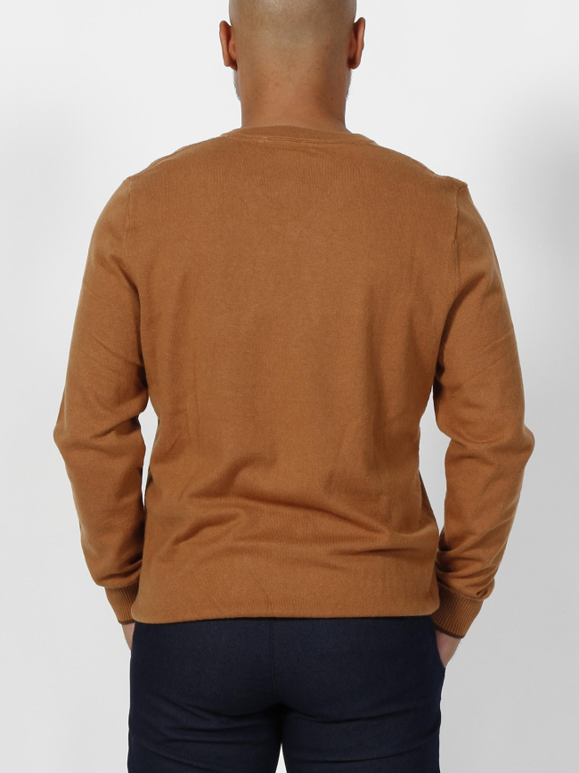 Pull brent camel homme - Izac