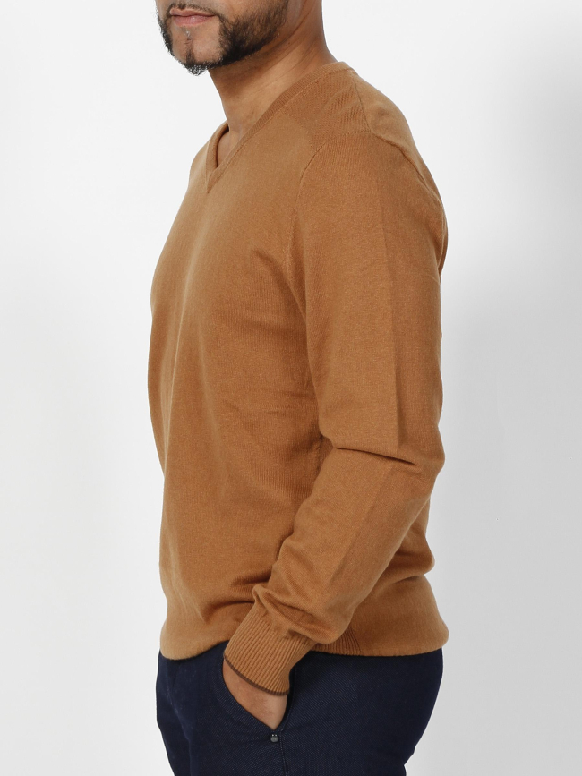 Pull brent camel homme - Izac