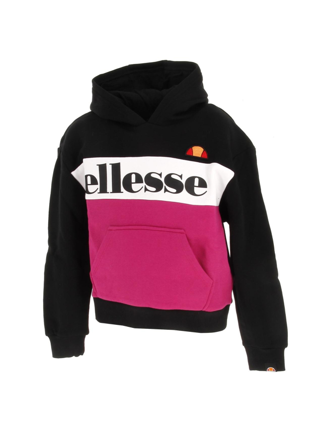 Sweat à capuche chelina rose fille - Ellesse