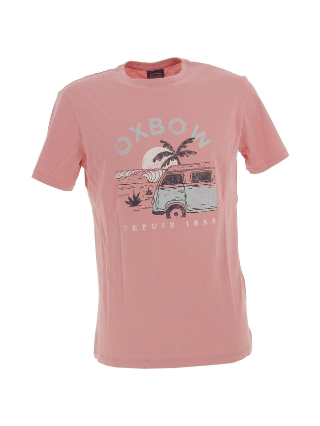 T-shirt tepask van rose homme - Oxbow