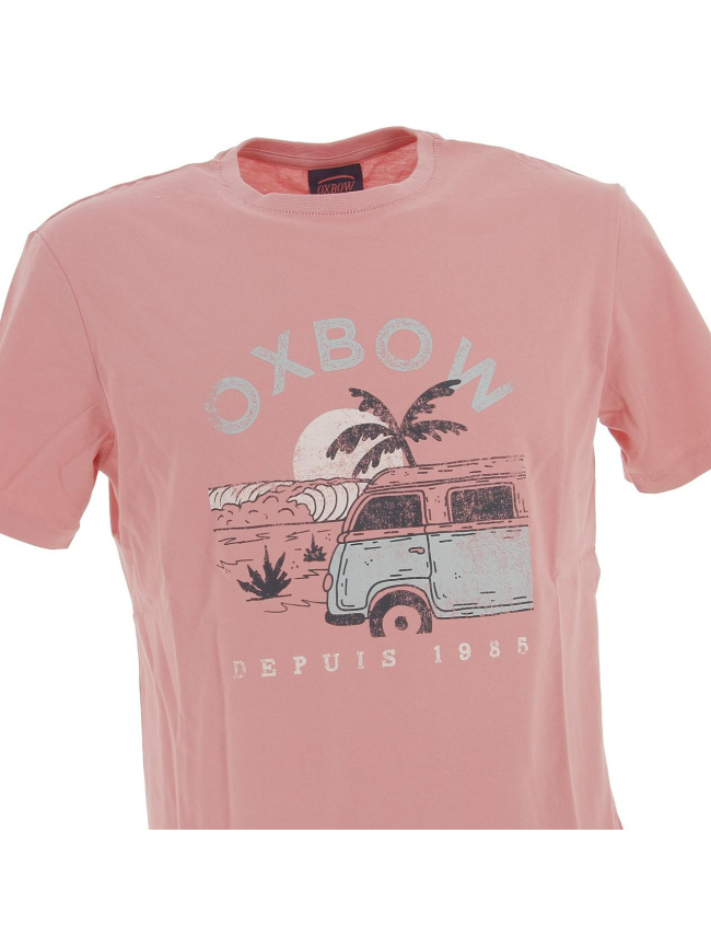 T-shirt tepask van rose homme - Oxbow