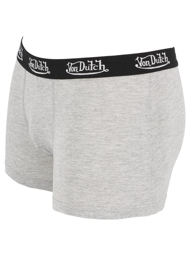 Boxer classic uni gris homme - Von Dutch