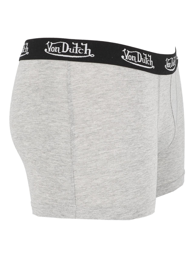 Boxer classic uni gris homme - Von Dutch