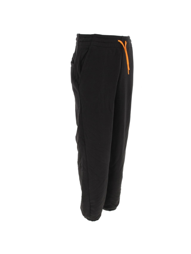 Jogging 3 bandes noir/orange - Adidas