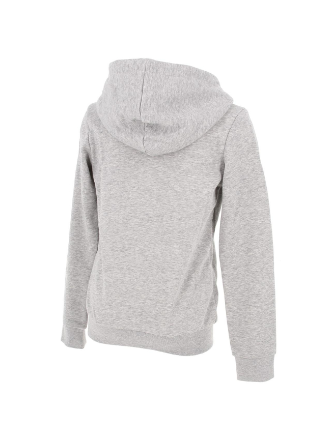 Sweat zippé à capuche gris fille - Adidas