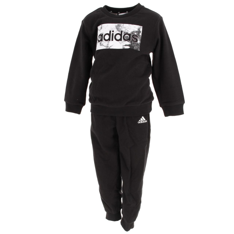 Survêtement sport sweat pant noir enfant - Adidas