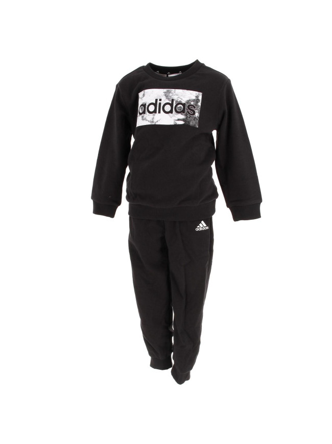 Survêtement sport sweat pant noir enfant - Adidas