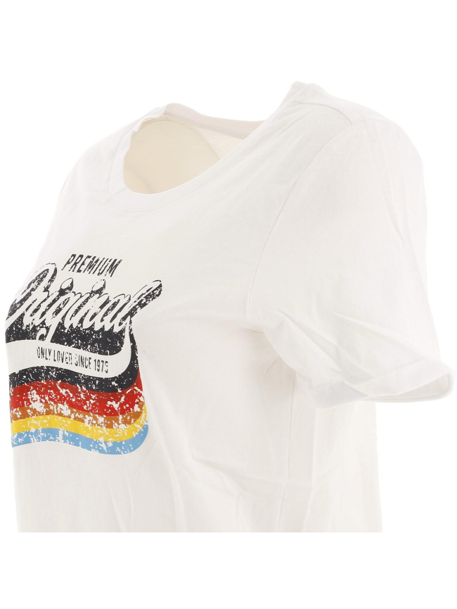 T-shirt molly blanc femme - Only