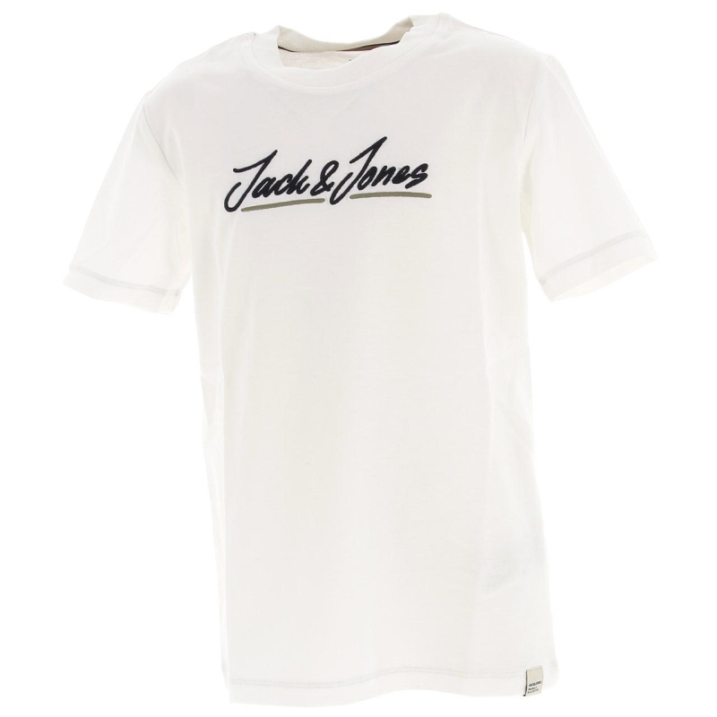 T-Shirt Homme Core Profile Jack & Jones - Blanc Mens Clothing