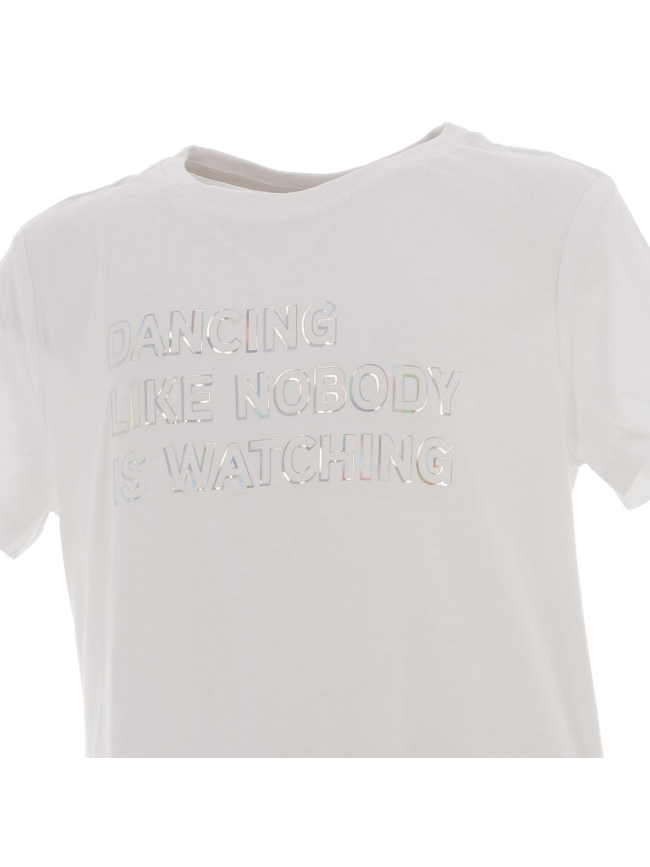T-shirt gillian blanc fille - Only