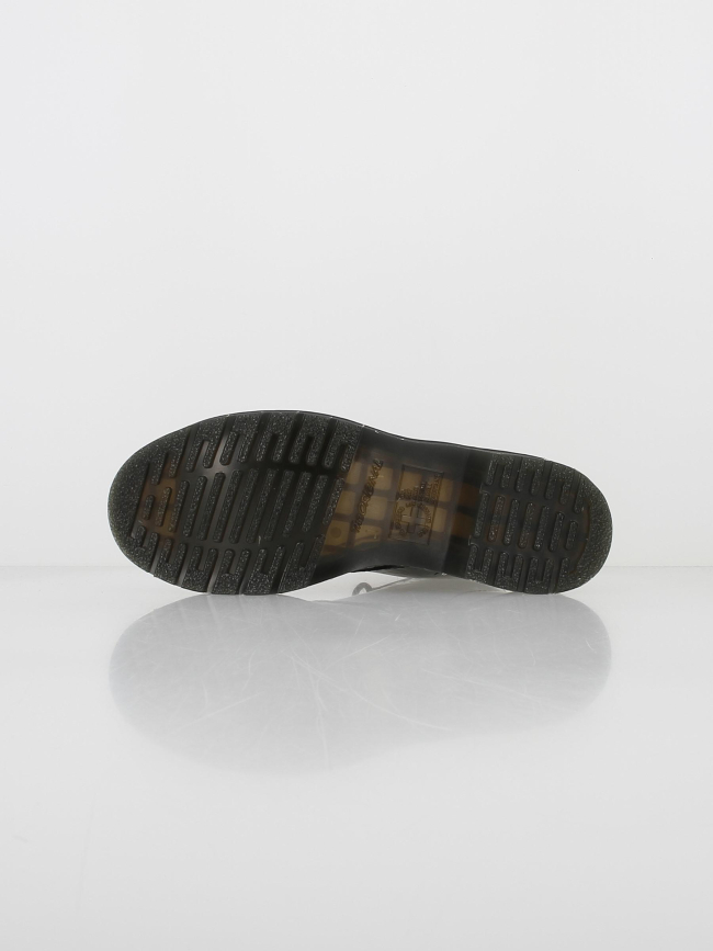 Boots black patent leopard noir vernis femme - Dr Martens