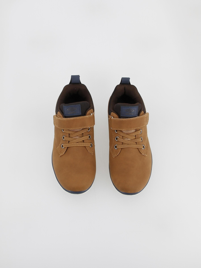Chaussures à scratch marron garçon - Umbro