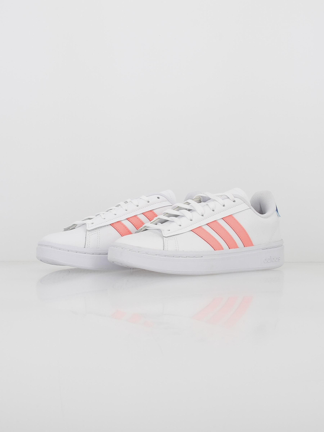 Baskets grand court alpha blanc rose femme - Adidas