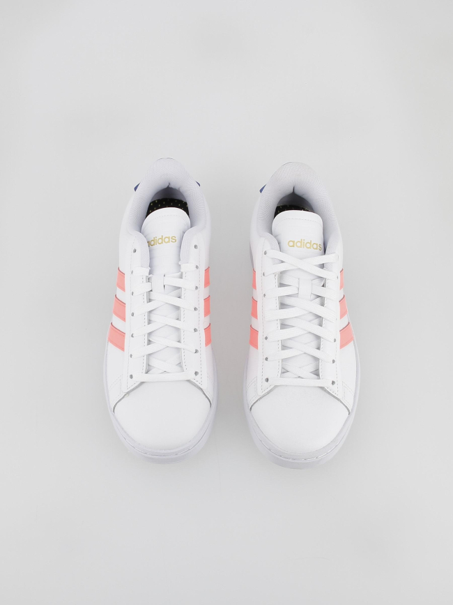 Baskets grand court alpha blanc rose femme - Adidas