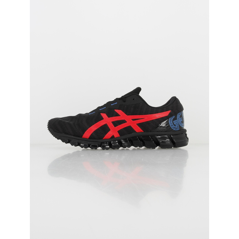 Chaussures de running gel quantum noir rouge homme - Asics