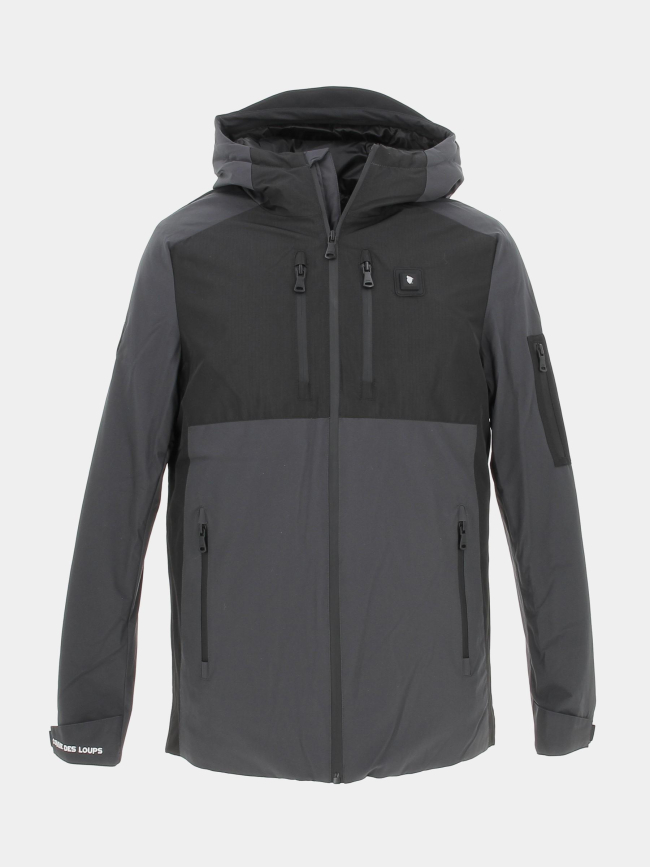 Doudoune chauffante chamonix gris homme - Comme Des Loups