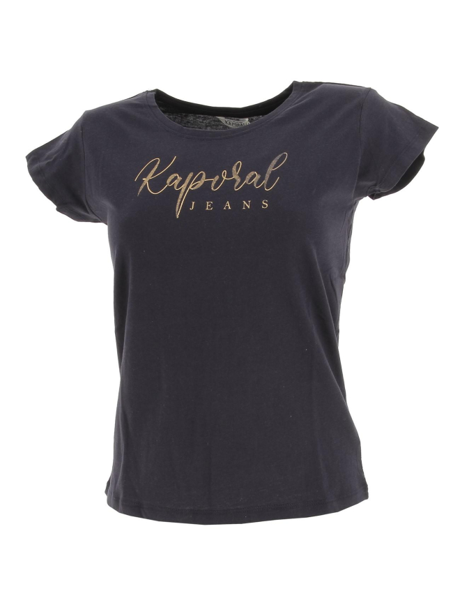 T-shirt lilou bleu marine fille - Kaporal