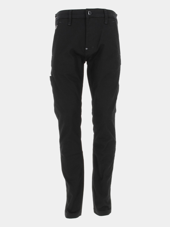 Pantalon chino cargo skinny noir homme - G Star