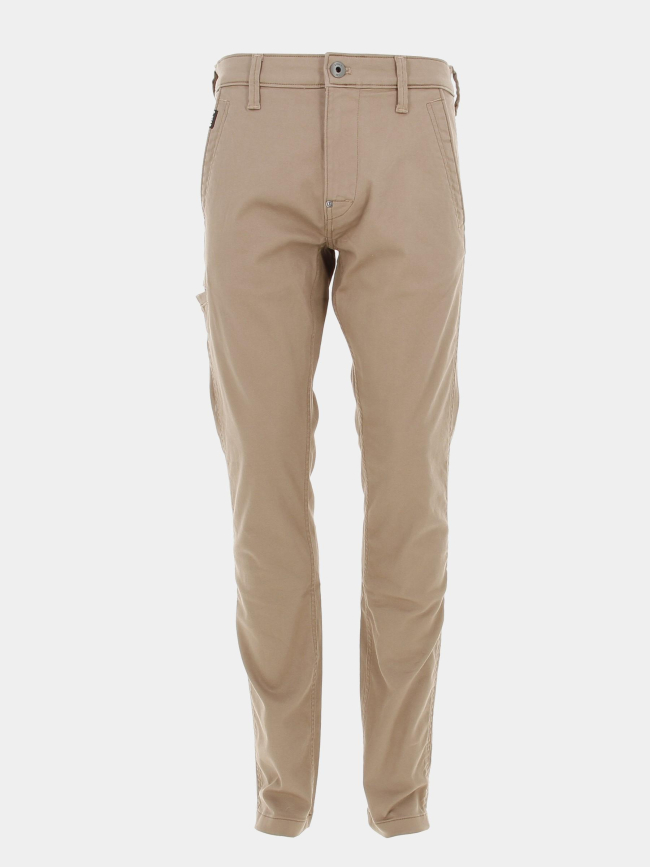 Pantalon chino skinny beige homme - G Star