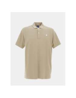 Polo dunda slim beige homme - G Star