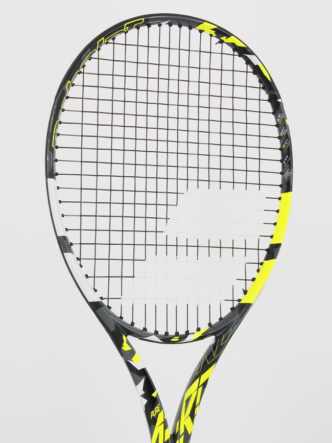 Raquette de tennis pure aéro gris/jaune enfant - Babolat