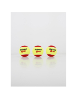 Pack 3 balles mini-tennis rouge - Babolat