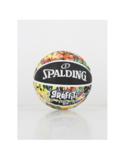 Ballon de basketball graffiti multicolore - Spalding