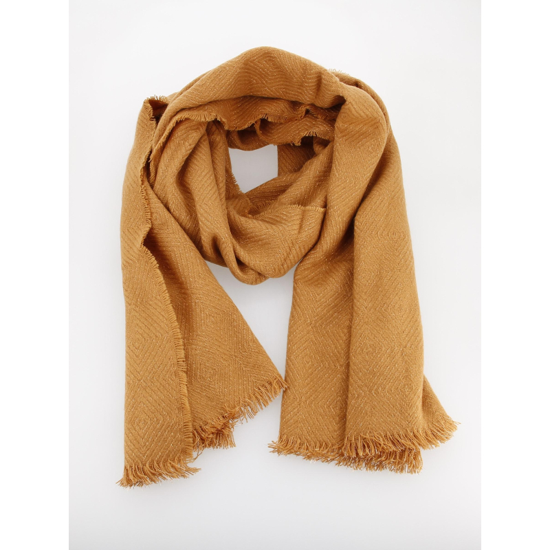Echarpe morgane marron femme - Deeluxe