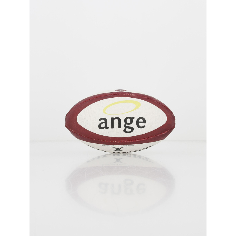 Ballon de rugby replica bordeaux blanc - Gilbert