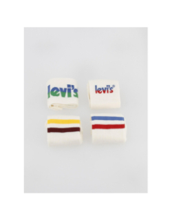 Coffret 4 paires de chaussettes sport blanc - Levi's