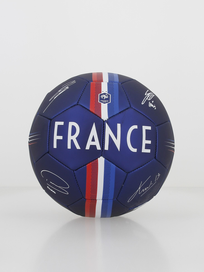 Ballon de football signature france bleu marine - FFF