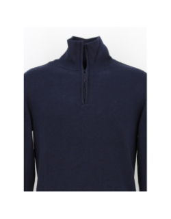 Pull col zippé knitwear bleu marine homme - Petrol Industries
